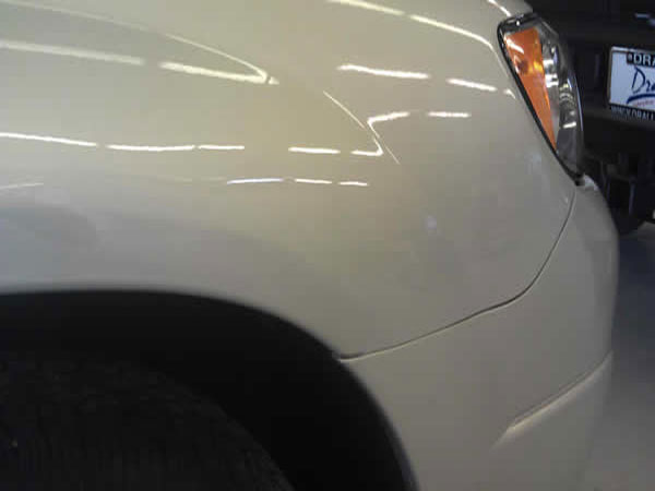 PDR Fender Dent Repair After