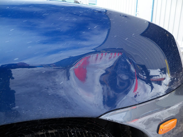 PDR Fender Dent Repair Before