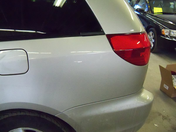 PDR Quarter Panel Dent Repair After